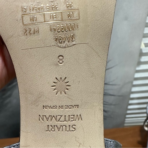 🌹STUART WEITZMAN🌹 Starla 80 Ankle Strap Sandal Size: 8 - Picture 15 of 16